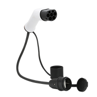 Adaptateurs pour bornes de recharge de véhicules électriques AC, prise Type 2, adaptateur EV, prise latérale vers prise Schuko