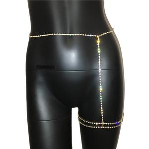 Chaîne <span class=keywords><strong>de</strong></span> corps sexy pour les jambes, chaîne <span class=keywords><strong>de</strong></span> bikini pour le ventre, <span class=keywords><strong>bijoux</strong></span> <span class=keywords><strong>de</strong></span> plage d'été, chaîne <span class=keywords><strong>de</strong></span> <span class=keywords><strong>cuisse</strong></span> en cristal, chaîne <span class=keywords><strong>de</strong></span> taille, <span class=keywords><strong>bijoux</strong></span> <span class=keywords><strong>de</strong></span> corps (KW049) - Product Image 3