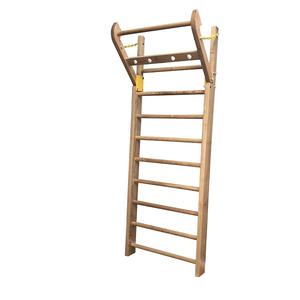 Équipement d'exercice de la marque XOT, cadre d'escalade en <span class=keywords><strong>bois</strong></span> couleur <span class=keywords><strong>bois</strong></span> de noyer, barres murales, échelle suédoise, pour la maison - Product Image 1