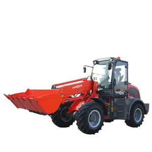 Everun High Quality 2500kg Er2500F Small Agricultural Loader Garden Telescopic Wheel Front Loader