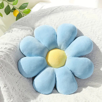 Coussin en forme de fleur 40x40cm, coussin décoratif doux pour canapé, chaise, chambre, bureau, décoration de la maison