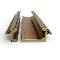 Poignées de meuble modernes avec embout de finition pour armoire, commode, tiroir – Profil en alliage d'aluminium écologique, bord dissimulé, OEM, antirouille