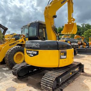 Escavatore Usato in Vendita Komatsu PC70 Mini Escavatore Cingolato PC78 35 40 PC55 Escavatore Idraulico Usato Attrezzatura da Costruzione - Product Image 6