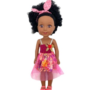 Muñeca Negra de Vinilo de Cuerpo Completo de 14 Pulgadas, Nueva Moda 2026, Muñeca Negra de Simulación, Juguete al por Mayor - Product Image 6