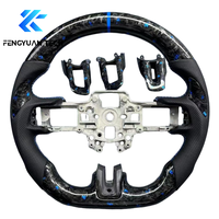 Volant en fibre de carbone forgé sur mesure pour Ford Mustang Gt 350 S550 S650 S197 Ecoboost 2024 2019 2017 2013 2016