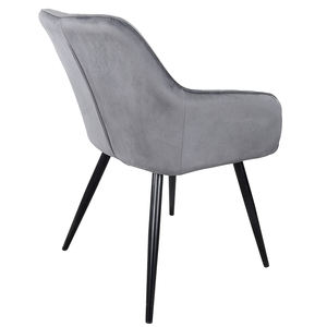 Silla de Comedor de Terciopelo Moderna y Lujosa para Restaurante, Tapizada, para Mesa de Cocina, Venta al Por Mayor - Product Image 3