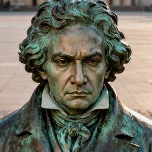 Escultura de Busto de Bronce Fundido a Tamaño Real Personalizada Antigua de <span class=keywords><strong>Beethoven</strong></span>, Músico, para Decoración Interior/Exterior - Product Image 2