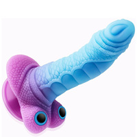 Dildo en forme d'éléphant, flexible, en silicone souple, étanche IPx6, plug anal avec boîte lumineuse, 23*4.3cm, pour la masturbation masculine adulte