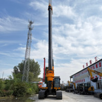 Foreuse sur chenilles Sitense DR-220 pour pieux, profondeur 60m - Équipement de forage avec moteur Cummins pour les grands projets d'infrastructure