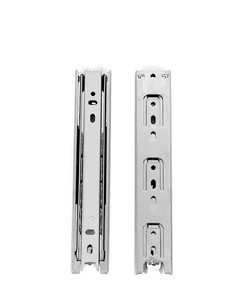 Riel Telescópico de Extensión Completa de 3 Secciones, de Alta Resistencia, 100 lb/45 kg, Accesorios de Ferretería para Muebles, al Mejor Precio - Product Image 6