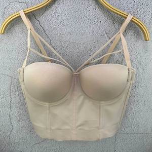 2024 alla moda con scollo all'americana Push up Spandex corsetti taglie forti <span class=keywords><strong>reggiseno</strong></span> da donna imbracatura retrò e Sexy corsetto da 1/2 Top bustier sottili - Product Image 6