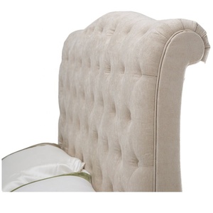 2019 Offre Spéciale conception <span class=keywords><strong>de</strong></span> luxe <span class=keywords><strong>de</strong></span> haute qualité velours fabrica sommier avec boutons sur <span class=keywords><strong>lit</strong></span> incurvée pour la maison et l'hôtel - Product Image 2