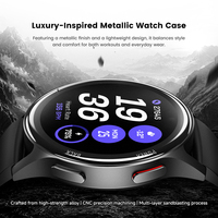 Montre connectée unisexe avec écran AMOLED de 1,32 pouce, étanche, pour activités sportives et de plein air, surveillance de la fréquence cardiaque et du sommeil, réponse aux appels sans fil