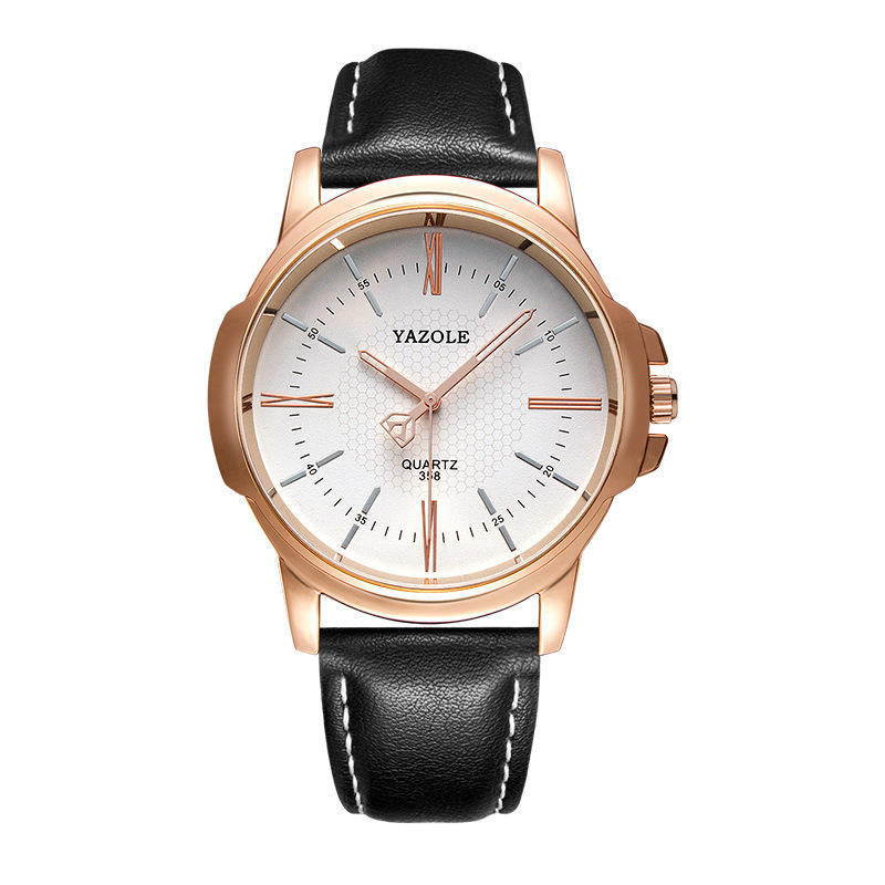 Yazole 358 Men's Rose Gold Quartz Luxury Watch & Automatic Men's