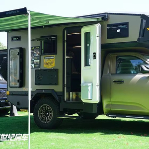 JMC Avenue Luxury 8AT Diesel 4 <span class=keywords><strong>plazas</strong></span> Autocaravana Autopropulsada Tipo C RV Pickup Truck Camper Chasis Color Oliva Euro <span class=keywords><strong>6</strong></span> 3500kg - Product Image 6