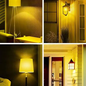 Lampada LED E27 4.9W Gialla 230V, Ideale per Illuminazione Calda Interna ed Esterna, Efficienza Energetica e Lunga Durata - Product Image 3