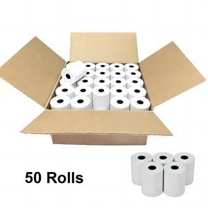 80mm Free Sample and Top Quality 2 1/4 X 150 Thermic Paper Roll 57*50mm <strong>Rizla</strong> <strong>Rolling</strong> Paper for POS BANK SYSTEM - Product Image 4