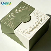 Boîte cadeau personnalisée avec fenêtre, boîte en papier transparente, boîte en carton transparente pour l'emballage de gâteaux