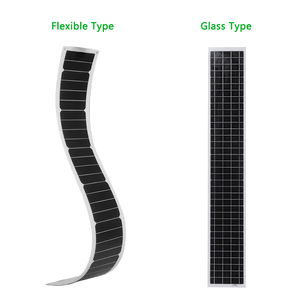 Custom Made Narrow Long <b>Solar</b> Flexible 100W 18V Monocrystalline <b>Solar</b> Strip 10W 20W 30W PV for Street <b>Light</b> Blinds - Product Image 2