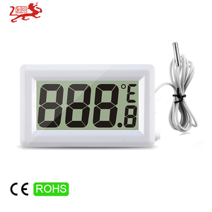 Kỹ thuật số trong nhà ngoài trời Nhiệt kế ẩm kế-lớn LCD hiển thị nhiệt độ độ ẩm màn hình với ° C/° F & thoải mái chỉ số - Product Image 1