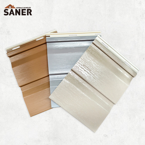 Paneles de pared de revestimiento de <span class=keywords><strong>vinilo</strong></span> de PVC de alta calidad, decoración de pared <span class=keywords><strong>exterior</strong></span>, revestimiento similar a la madera, resistente a los rayos UV para EE. UU. África América - Product Image 5