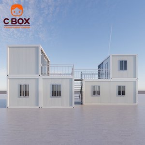 Cbox - Edificio Modular Prefabricado de Lujo, Desmontable, de 2 Pisos, para Tiendas de Ropa, Oficinas, Restaurantes, Casas Contenedor Comerciales - Product Image 1