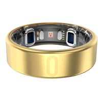 Bague connectée intelligente pour hommes et femmes avec fonction d'évaluation EDA, modes multisports, prise de photos par vibration et suivi quotidien de la santé