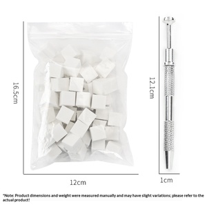 Mini Esponja de Maquillaje en Forma de Bloque de Tofu <span class=keywords><strong>para</strong></span> Arte de <span class=keywords><strong>Uñas</strong></span>, Set Suave <span class=keywords><strong>para</strong></span> Aplicación <span class=keywords><strong>y</strong></span> Difuminado de Degradados, Esponja Multiusos Antiadherente <span class=keywords><strong>para</strong></span> Disimular <span class=keywords><strong>y</strong></span> Maquillaje Básico - Product Image 5