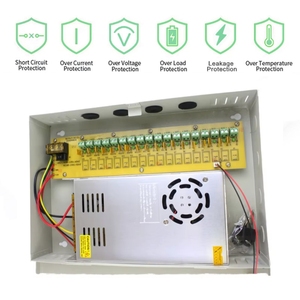 Gofern AC/DC صندوق توزيع إمدادات الطاقة 30A 18CH 12V مفتاح إمداد طاقة متعدد الإخراج - Product Image 2