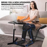 Massage des pieds électrique 3 en 1 à vibration complète Oem masseur de jambes à compression par pression d'air pour la circulation et la relaxation