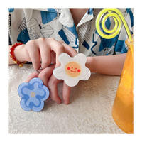 Groothandel op maat gemaakte acryl telefoonhouder met schattig dieren-/mode-/fruitdesign, opvouwbaar, thermische transfer