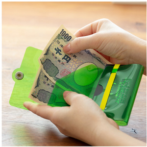 Monedero de PVC transparente y colorido, tarjetero tipo gelatina, bolsa para monedas, estuche multifuncional para auriculares con botón a presión - Product Image 1
