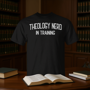Theology <b>Nerd</b> In Training T-Shirt Seminary Bible Student Apparel - Product Image 3