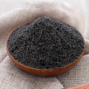 Poudre d'extrait de sésame noir en vrac grillé sans sucre naturel pur - Product Image 2