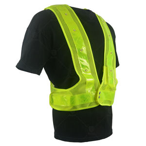 Vendita calda LED ad alta visibilità riflettente giubbotto di sicurezza luce di avvertimento per la bici da passeggio gilet riflettente - Product Image 2