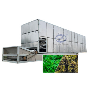Machine de séchage continu pour ensilage d'herbe, luzerne, fourrage, paille et feuilles de chanvre, à économie d'énergie - Product Image 1