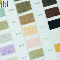 Factory Direct Sales Dihong Fancy Customizable 4.9NM High-Speed Ribbon Spun Yarn-Double Twist Dyed Polyester/Cotton Crochet