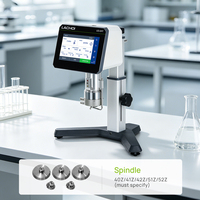 Viscosímetro Digital de Cono y Placa LACHOI DVT con Pantalla Táctil de 7 Pulgadas, Probador de Viscosidad de Laboratorio para Pequeños Volúmenes de Muestra y Tasa de Cizallamiento Uniforme