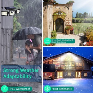 Vertak IP65 Waterproof Home Solar <strong>Security</strong> <strong>Lights</strong> Motion Outdoor Led Solar <strong>Security</strong> Wall <strong>Light</strong> - Product Image 3