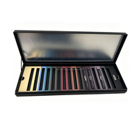Boîte d'emballage rigide haut de gamme personnalisée avec logo pour tubes de gloss à lèvres avec plateau intérieur en EVA