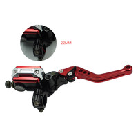 Étrier de frein monobloc CNC pour moto, ensemble de pompe de frein hydraulique 22MM en alliage d'aluminium, pièce de rétrofit/amélioration avant