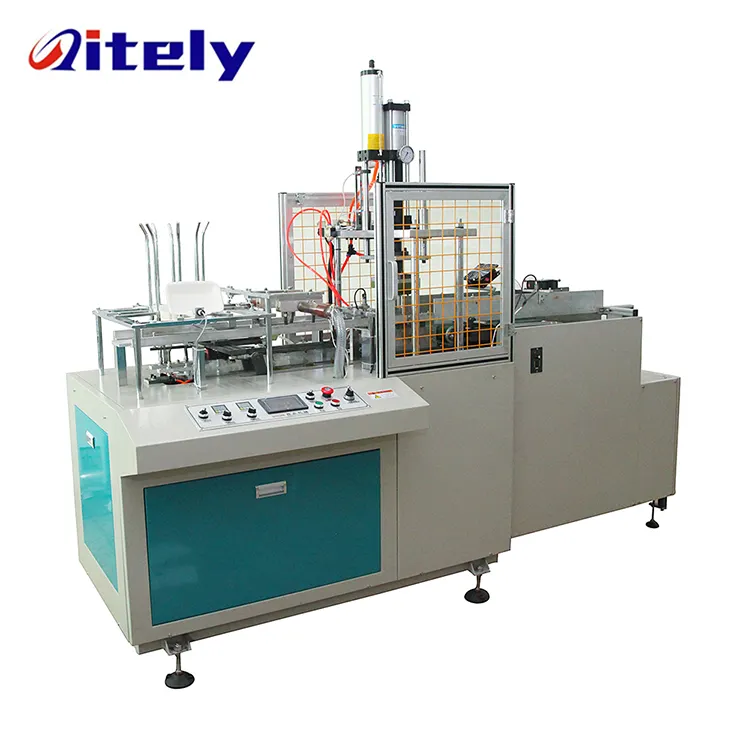 Hoàn Toàn Tự Động Dùng Một Lần Carton Sóng Hộp Thực Phẩm Making Machine Với Giá Tốt