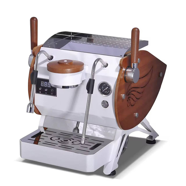 Professional Commercial Semi Automatic Espresso Machine Dual Boiler Single Group Cappuccino Latte Coffee Machine