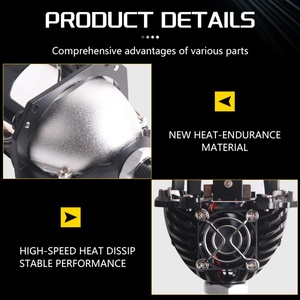 Sanvi Factory - Prix bas - Nouveau projecteur bi-LED S6 Pro de 2,5 pouces - 6000K - 48W/pièce - Phares à LED pour voiture - Product Image 3