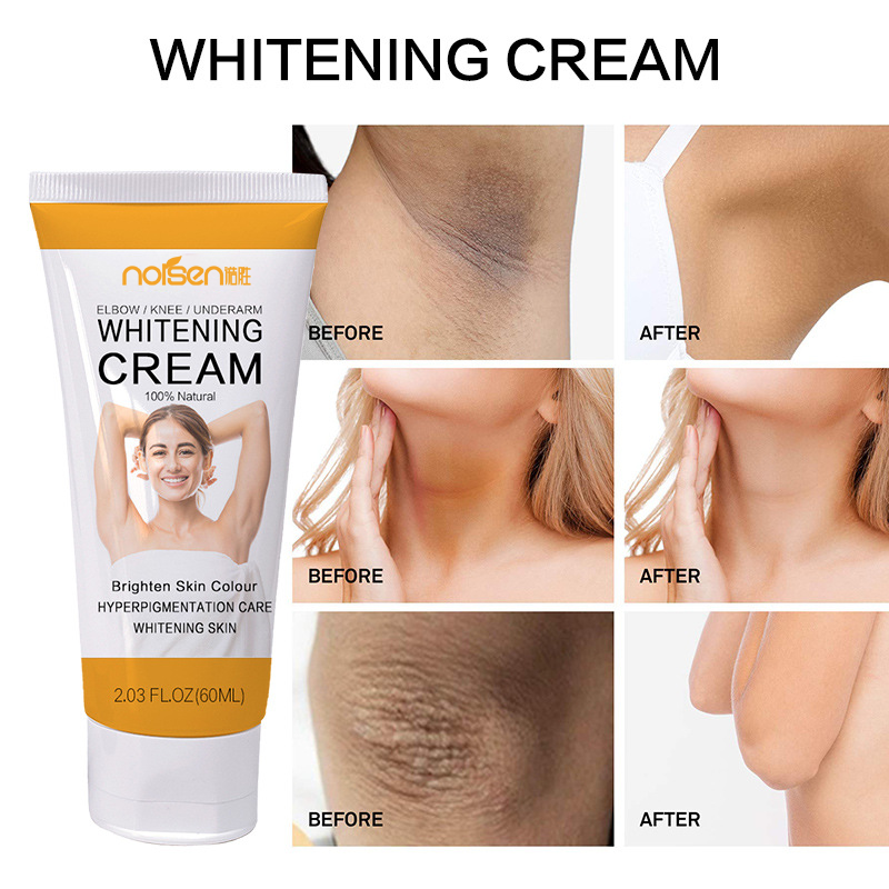 Body Underarm Whitening Cream Armpit Leg Knee Private Parts Brightening Melanin Remover Black Skin Whitening Cream