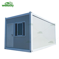 Maison en conteneur pliable à construction rapide Cabine plate préfabriquée pour chantier de construction de camp de travailleurs et logement temporaire