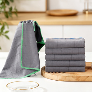 Paño de Limpieza de Vidrio de Microfibra, Sin Pelusas, Sin Rayas, para Ventanas, Espejos, Pantallas de Automóviles, Alta Densidad, Lavable, 30x40cm, Multicolor - Product Image 5