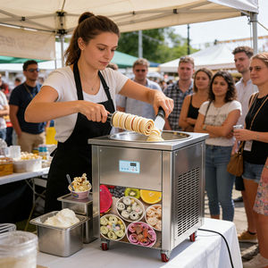 MAYHOPE Nouveau <span class=keywords><strong>Four</strong></span> à Gaufres Tacos / Machine à Glaces Frites et Rouleaux de Tacos - 220V/110V Garantie 1 An Usage Commercial - Product Image 6