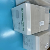 Film Pelepas Cetakan 3D FEP Non-Perekat 0.15mm X210x290mm untuk Printer 3D DLP SLA, Tahan Suhu Tinggi 80%-95%, Ringan