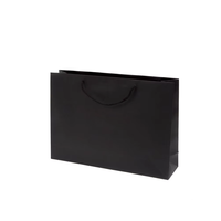 Sacs de shopping en papier de luxe personnalisés avec logo de marque, finition mate, emballage Euro Tote pour vêtements et cadeaux de détail